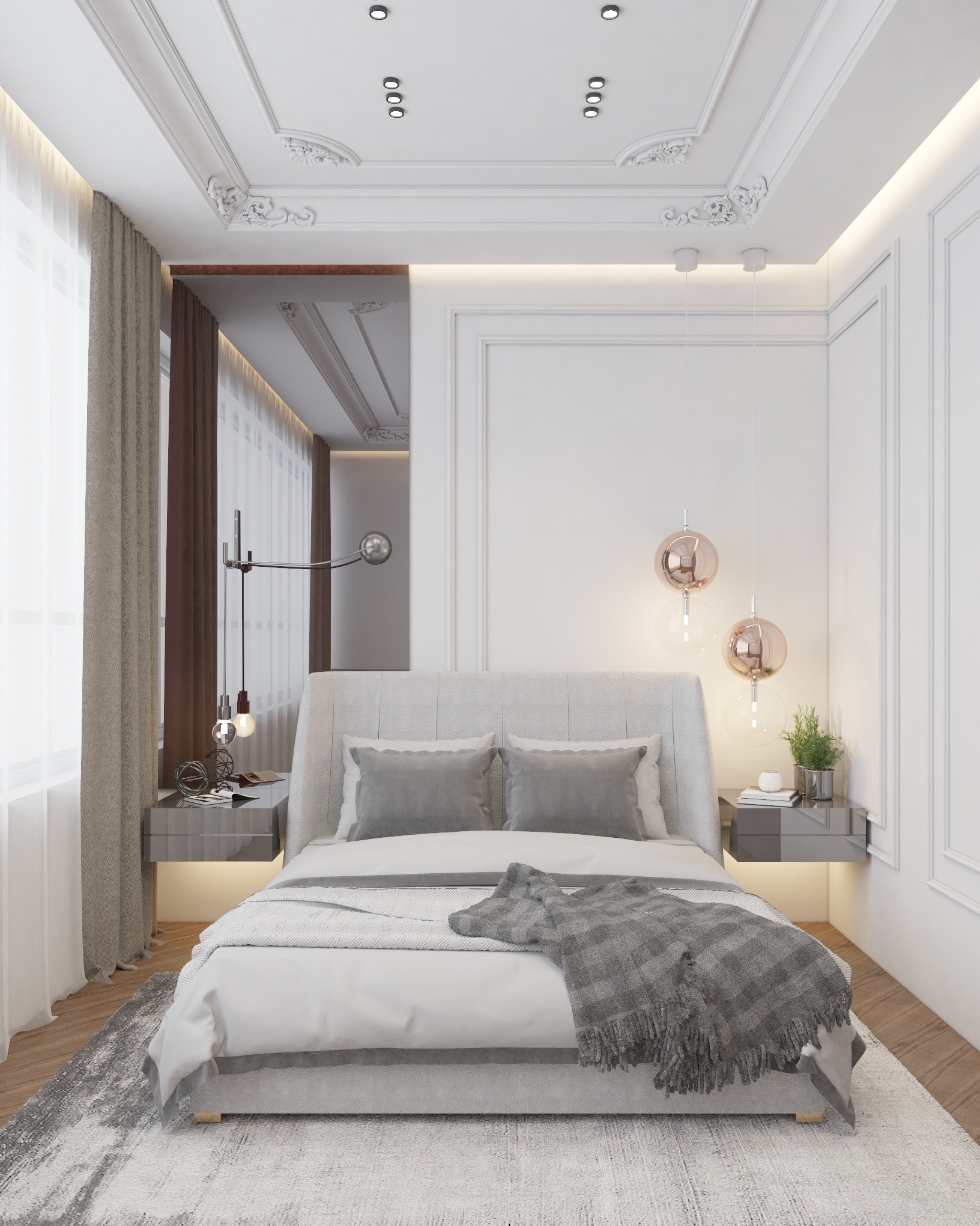 Modern Classic Bedroom Design