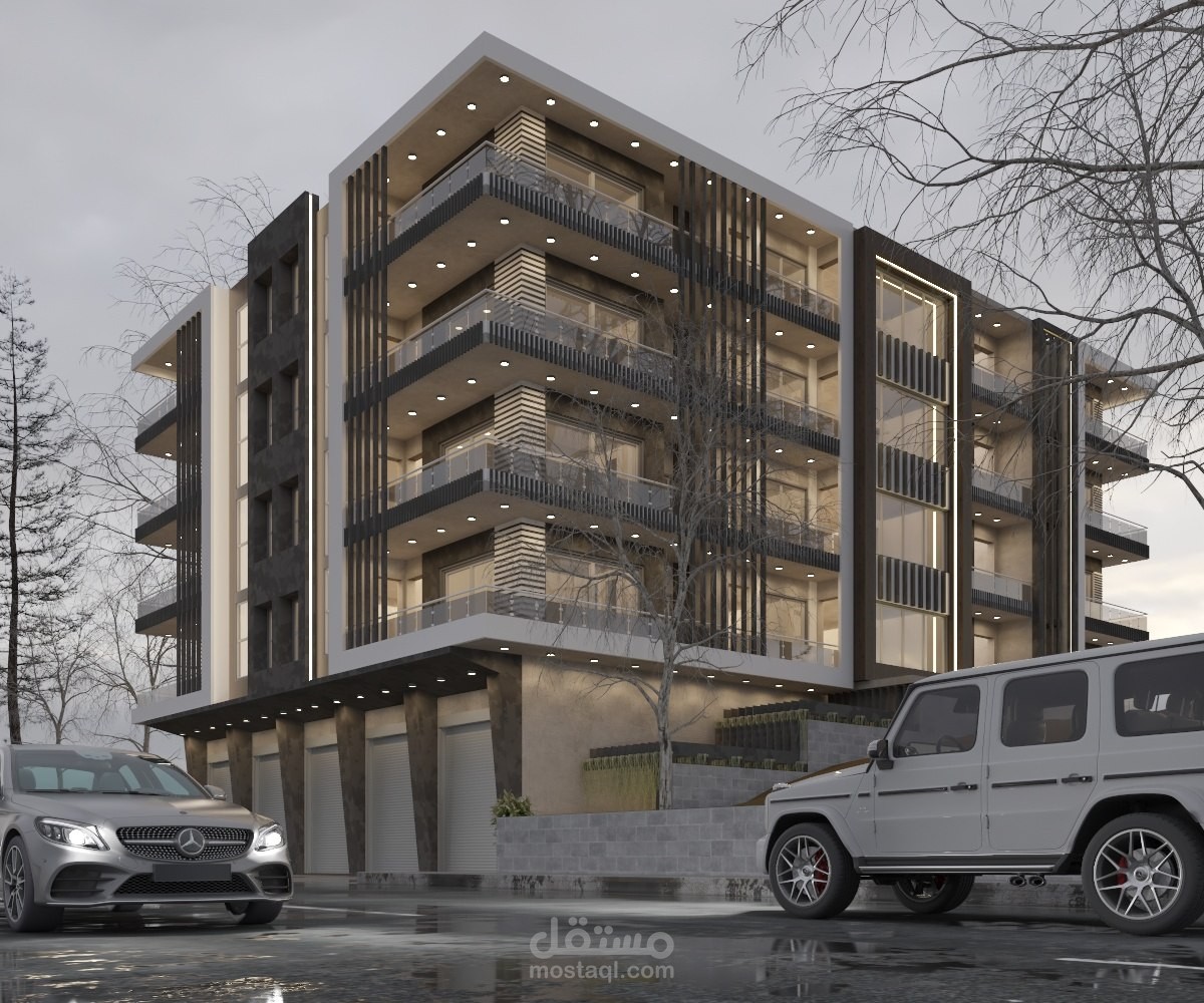 Modern Luxury Residential Facade Design