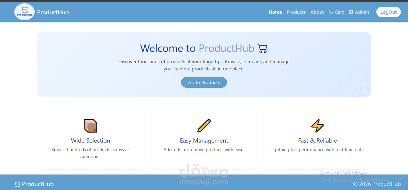 Full-Stack E-commerce Web App