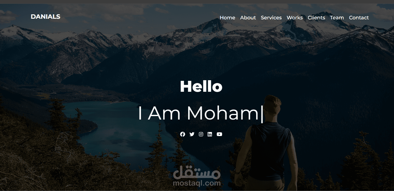 temp landing page html bootstrap