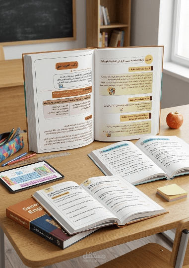 تصميم كتب تعليمية