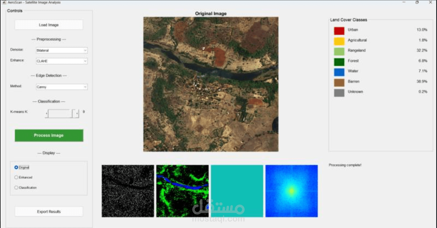 AeroScan – Aerial Image Segmentation & Analysis (Digital Image Processing Project)