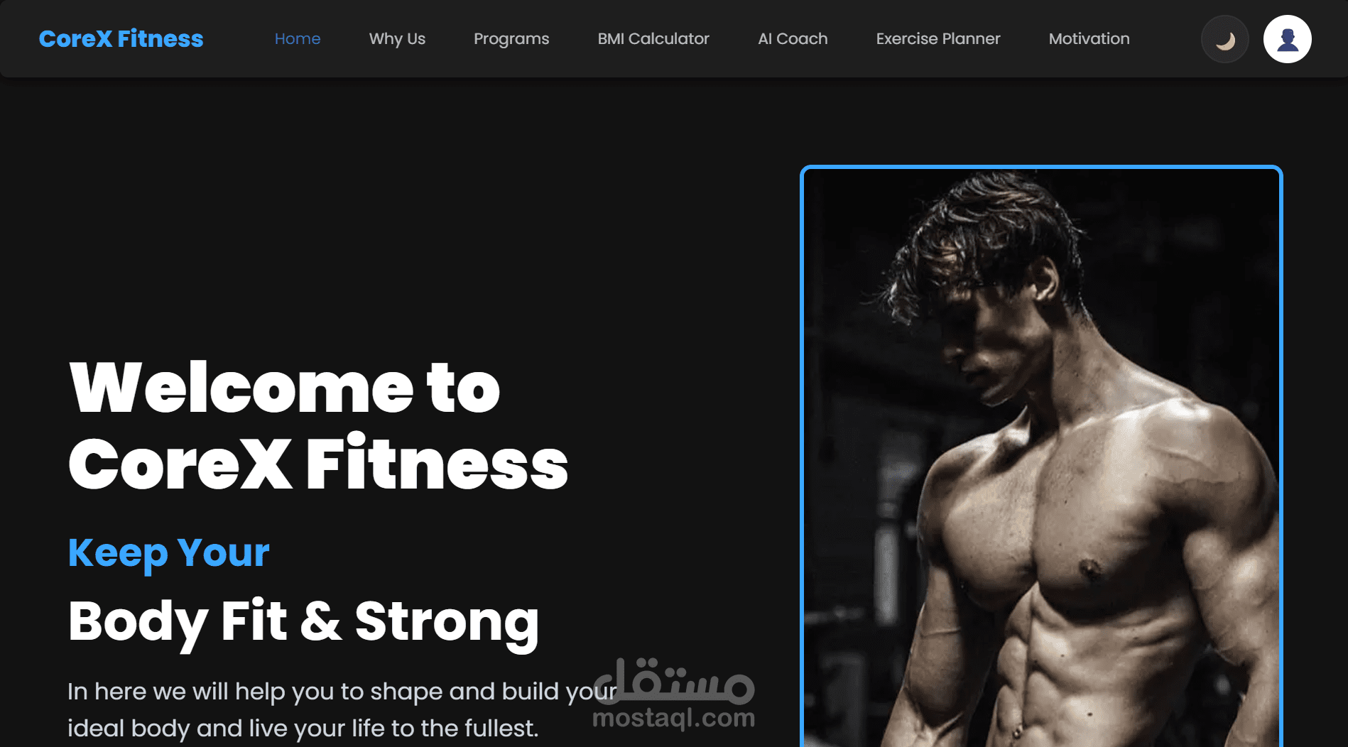 CoreX Fitness – Fitness Platform / Business Concept Project