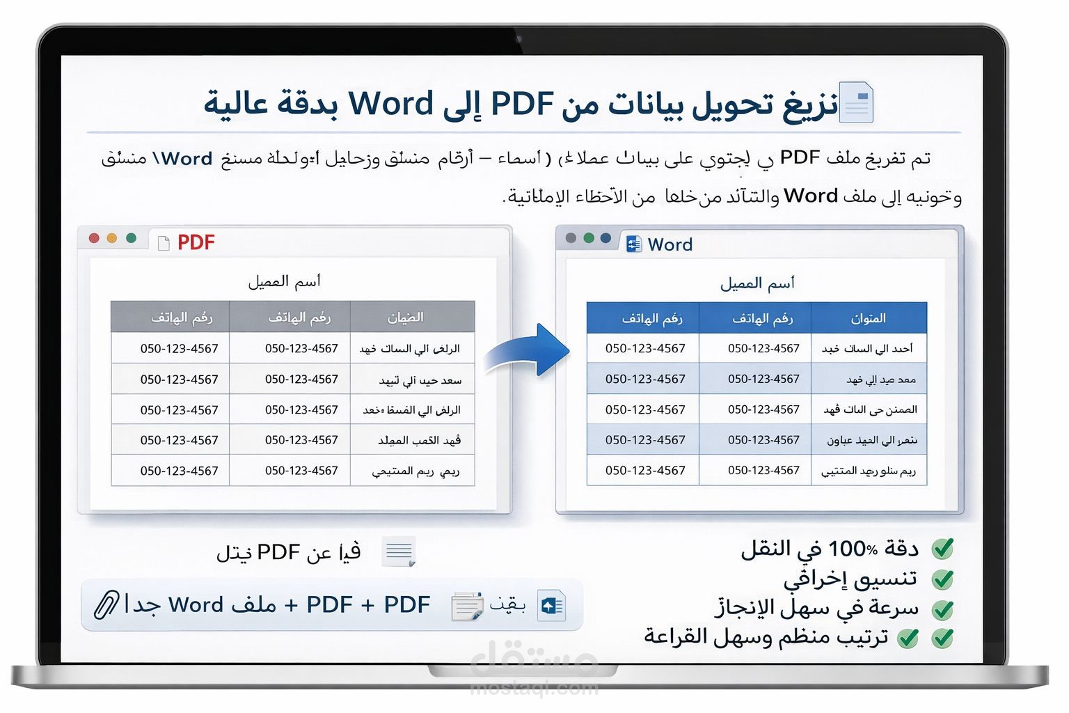فاتوره مشتربات مكتب