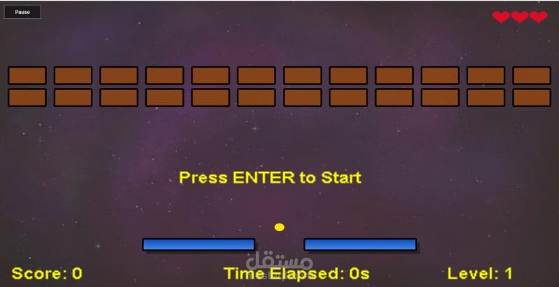 Brick Breaker Game باستخدام Java و OpenGL