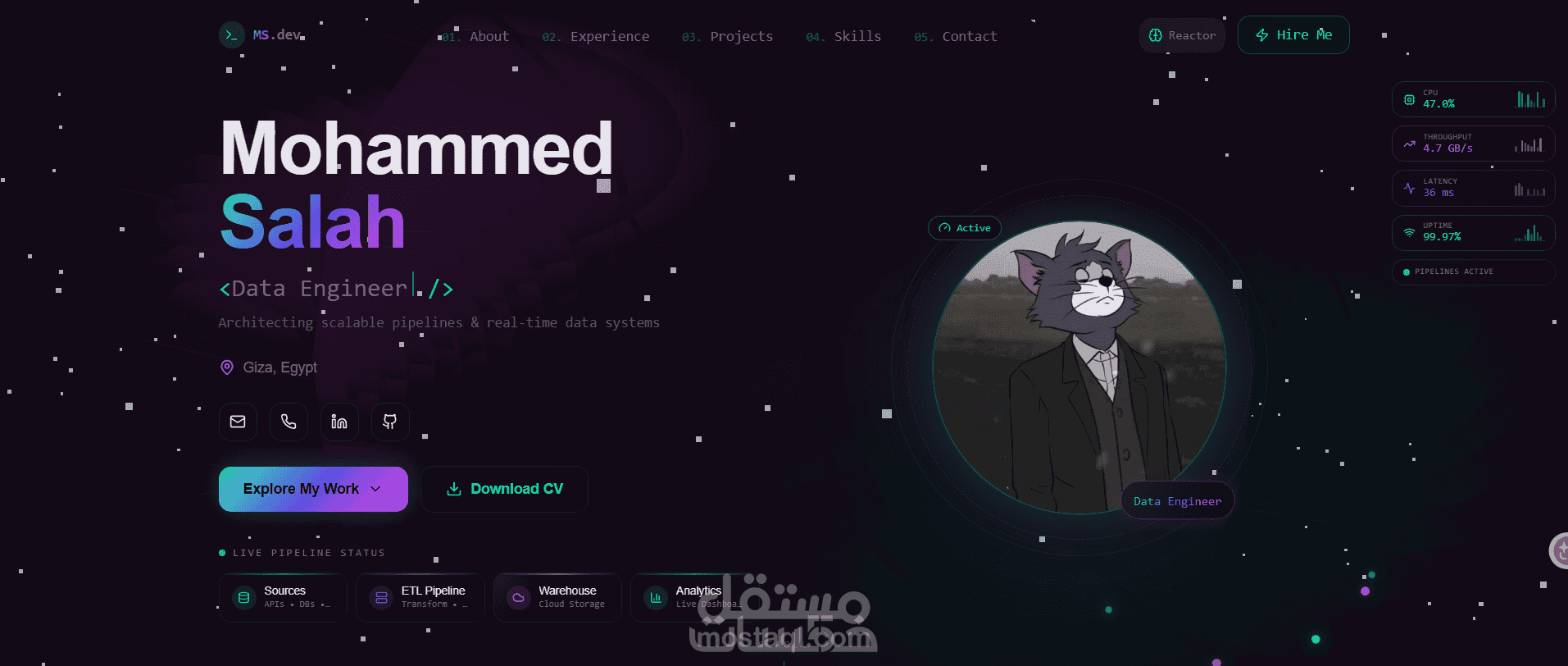 إنشاء بورتفوليو احترافي يعرض مهاراتك ومشاريعك