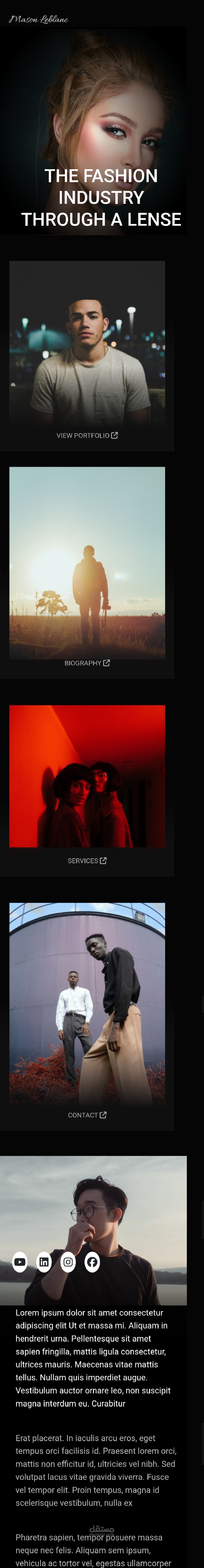 تصميم وتطوير الصفحة الرئيسية (Home Page) باستخدام React – واجهة متجاوبة وتجربة مستخدم سلسة