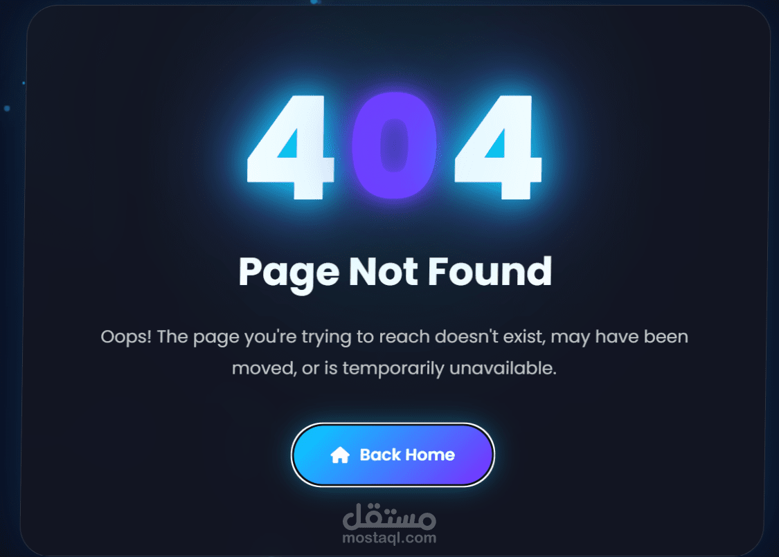 error 404 page