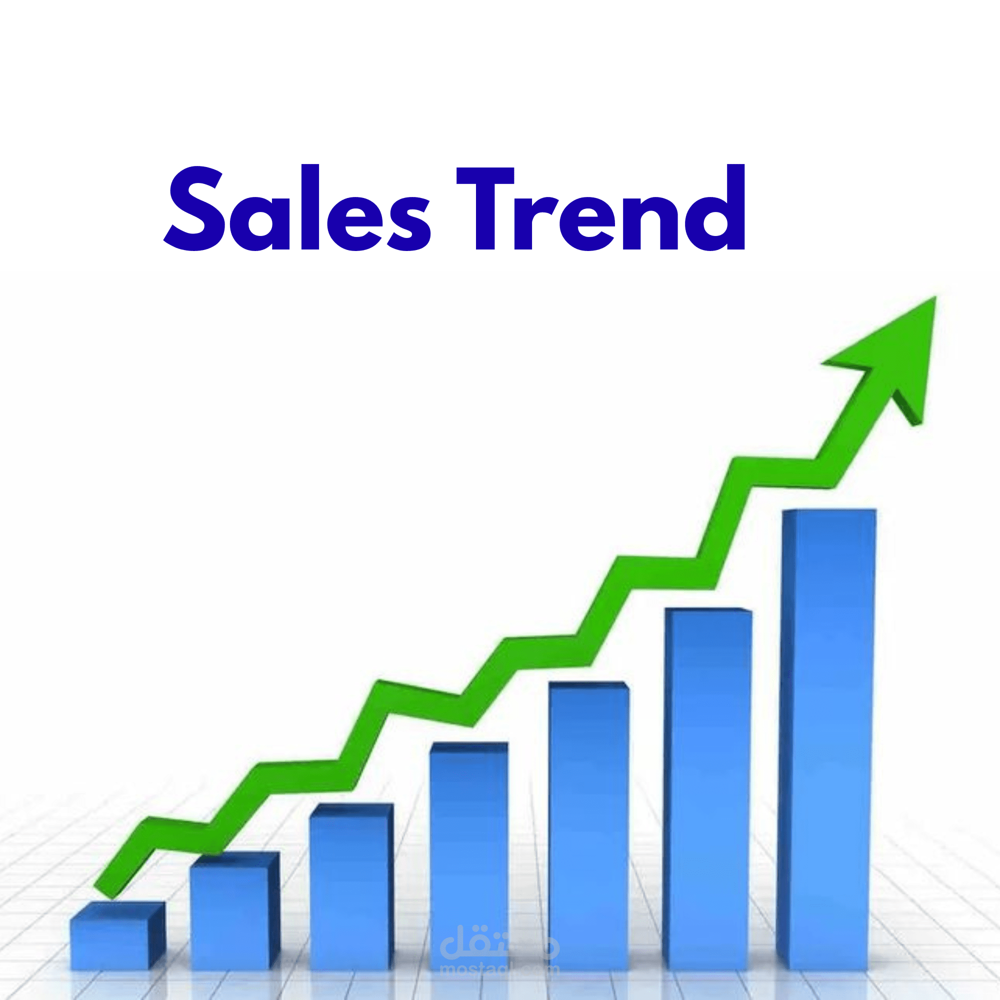 تصور اتجاهات المبيعات