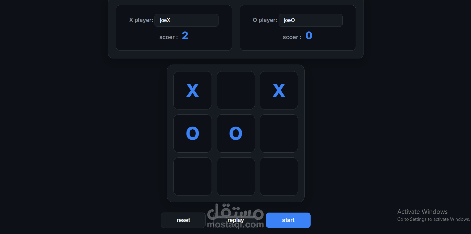 لعبة X-O