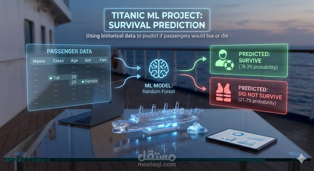 التنبؤ بنجاة ركاب سفينة تايتانيك