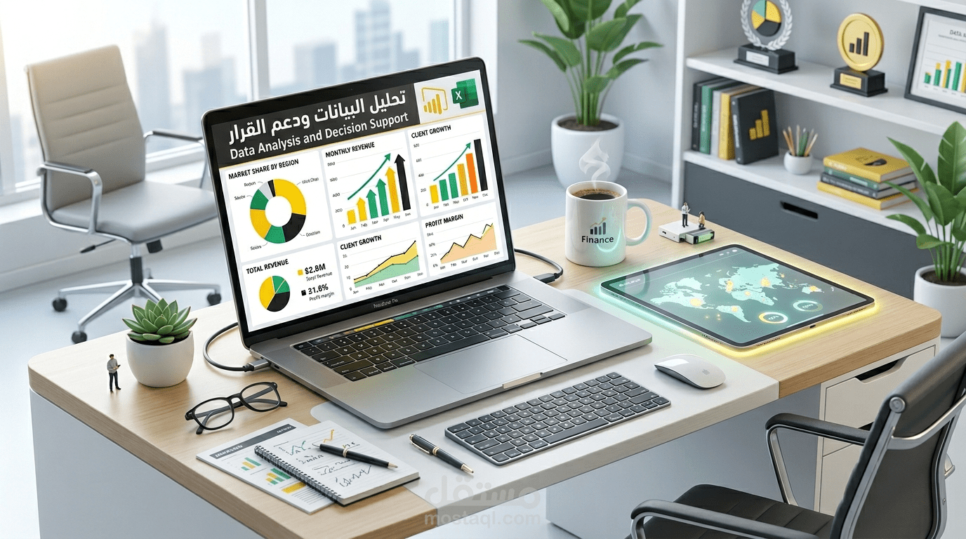 تحويل بياناتك العشوائية إلى لوحات تحكم ذكية لدعم قراراتك التجارية (Power BI)
