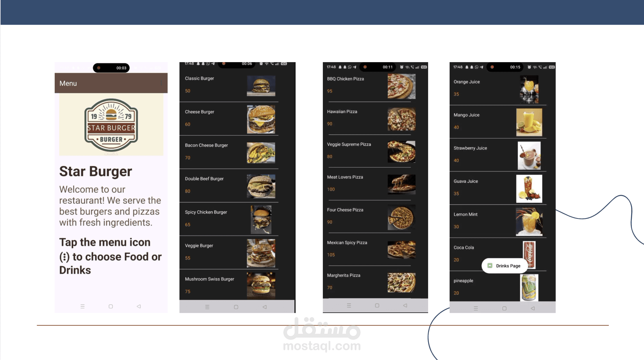 Menu app