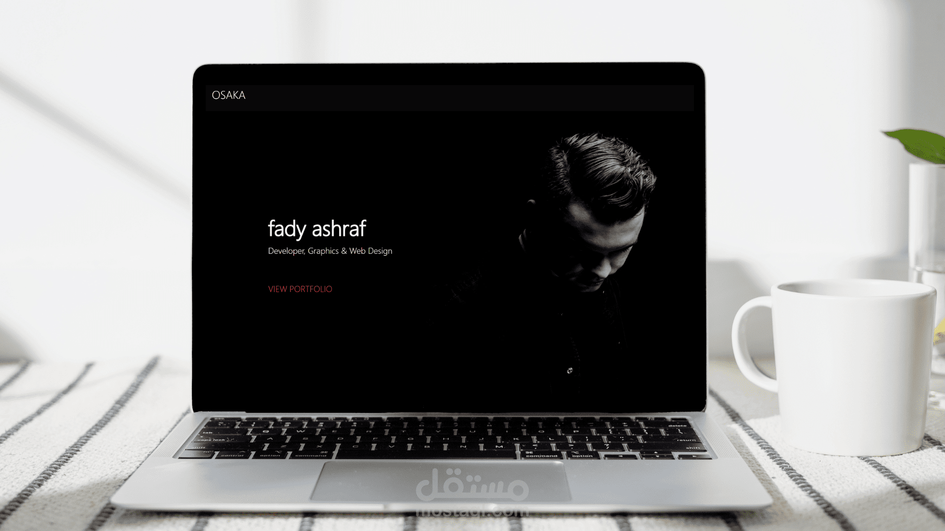 إنشاء  صفحة بورتفوليو شخصية بهوية بصرية قوية Portfolio