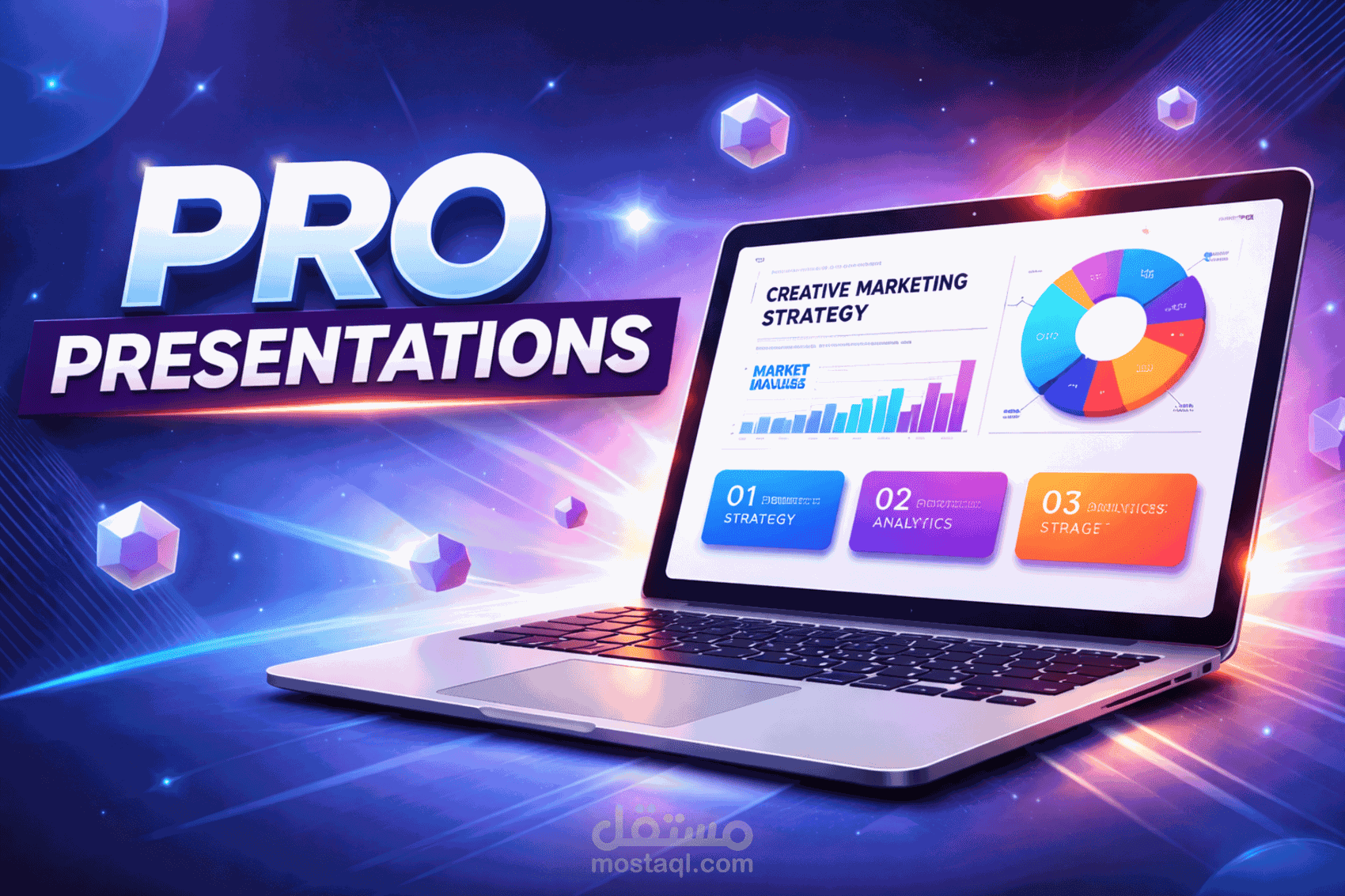 تصميم عرض تقديمى PowerPoint تفاعلي ومبهر