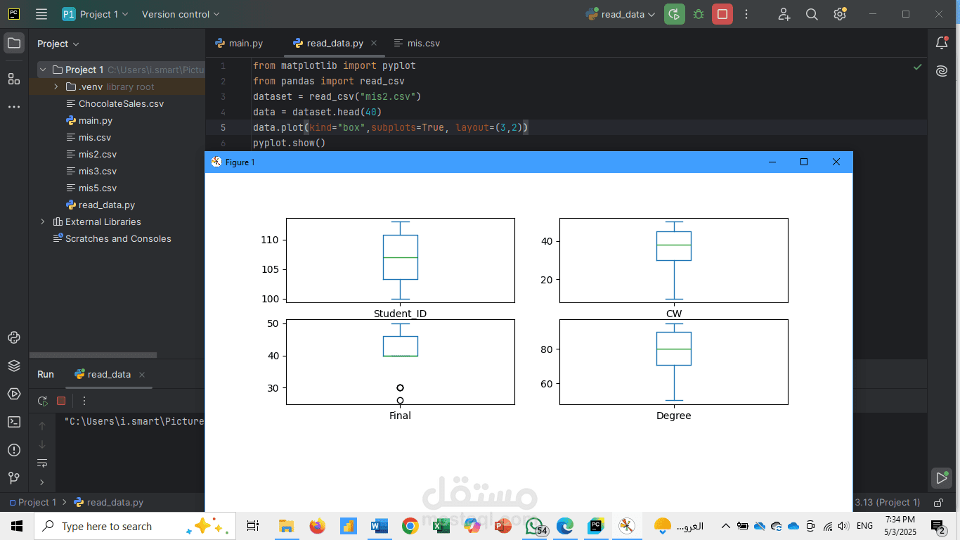 تحليل واستكشاف بيانات الطلاب باستخدام Python (Exploratory Data Analysis - EDA)