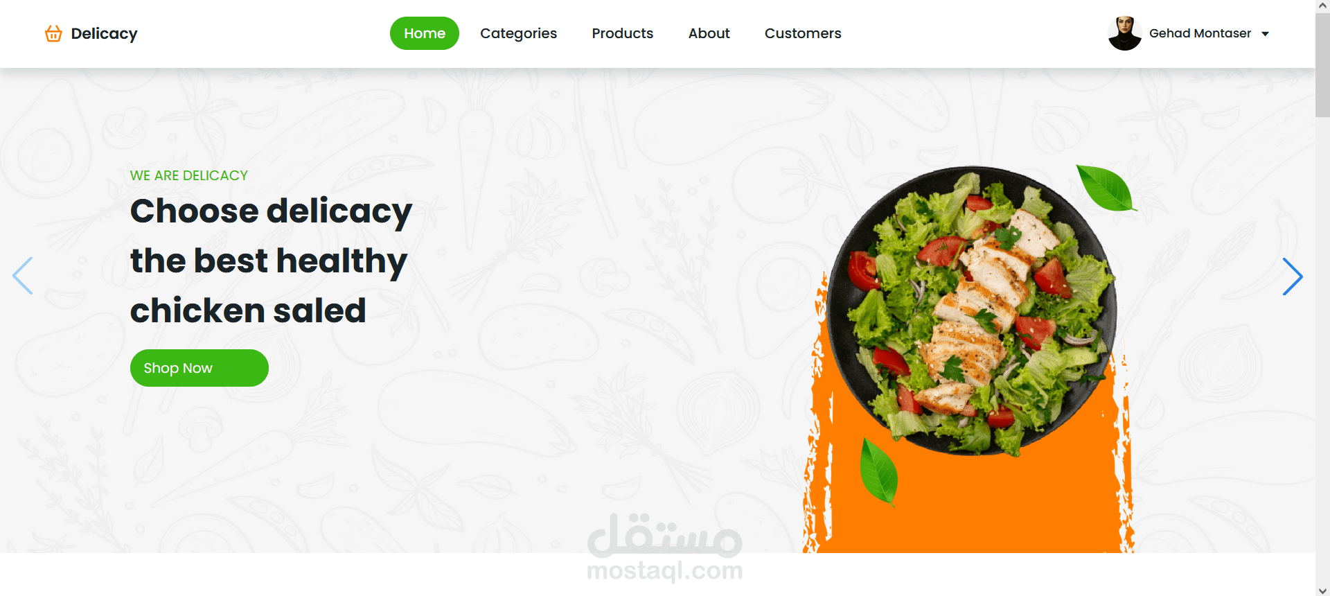 عمل صفحات ويب باستخدام HTML , CSS, NS ,bootstrap ,responsive pages