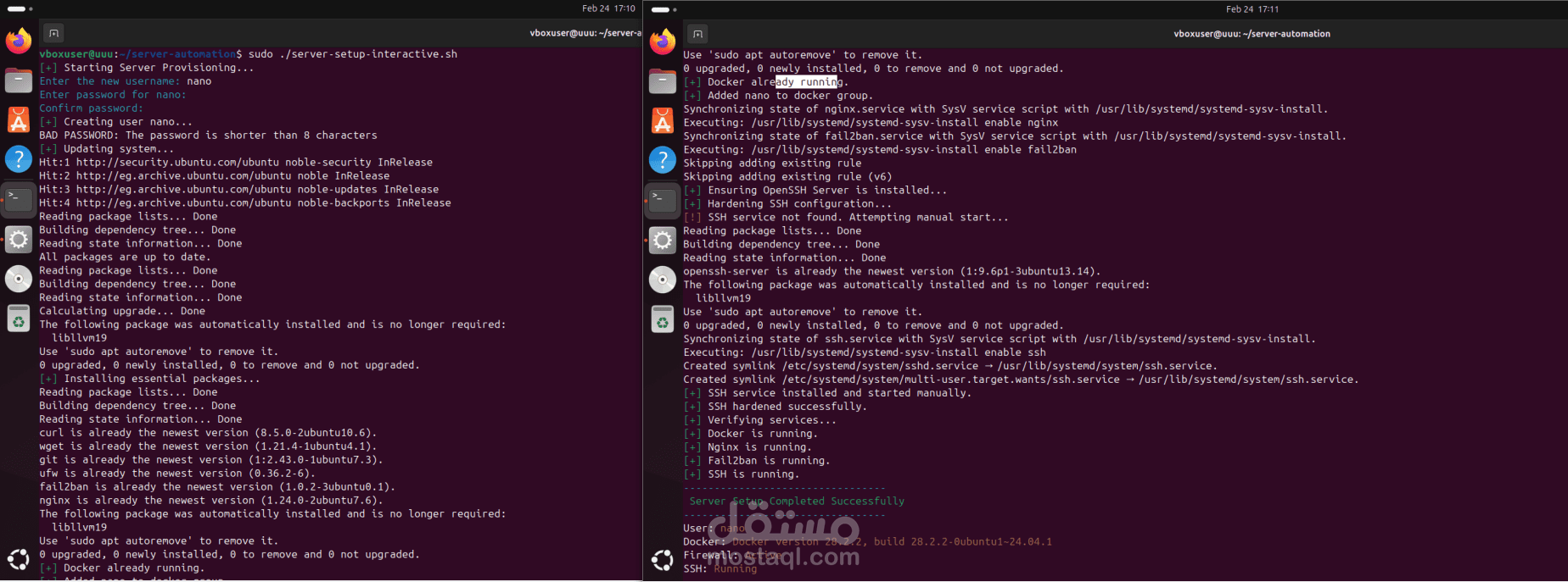 Linux Server Automation Service