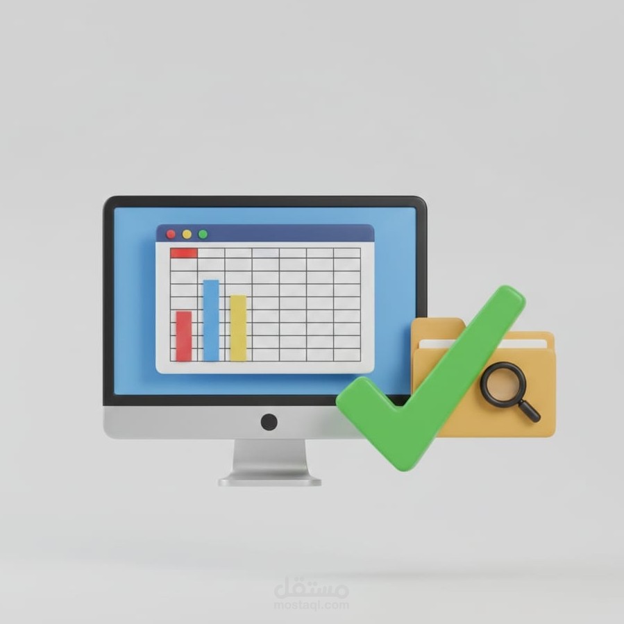 تنظيم وتنسيق بيانات العملاء باستخدام Excel.