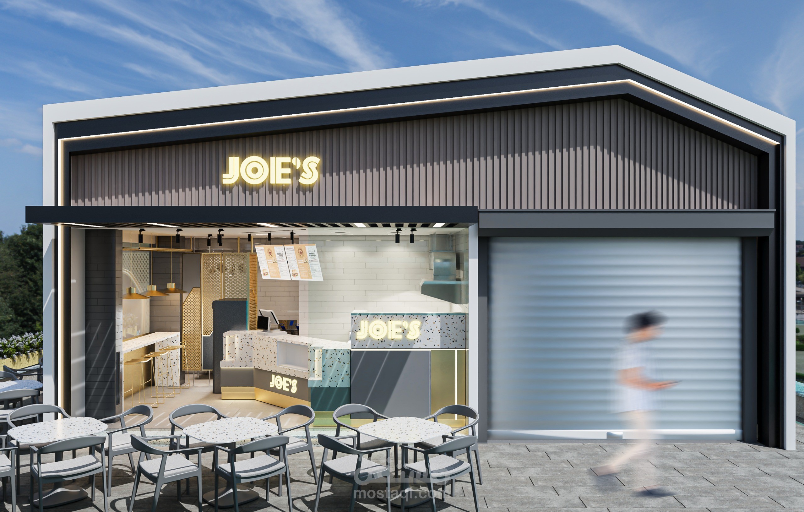 JOE'S Restaurant kiosk design