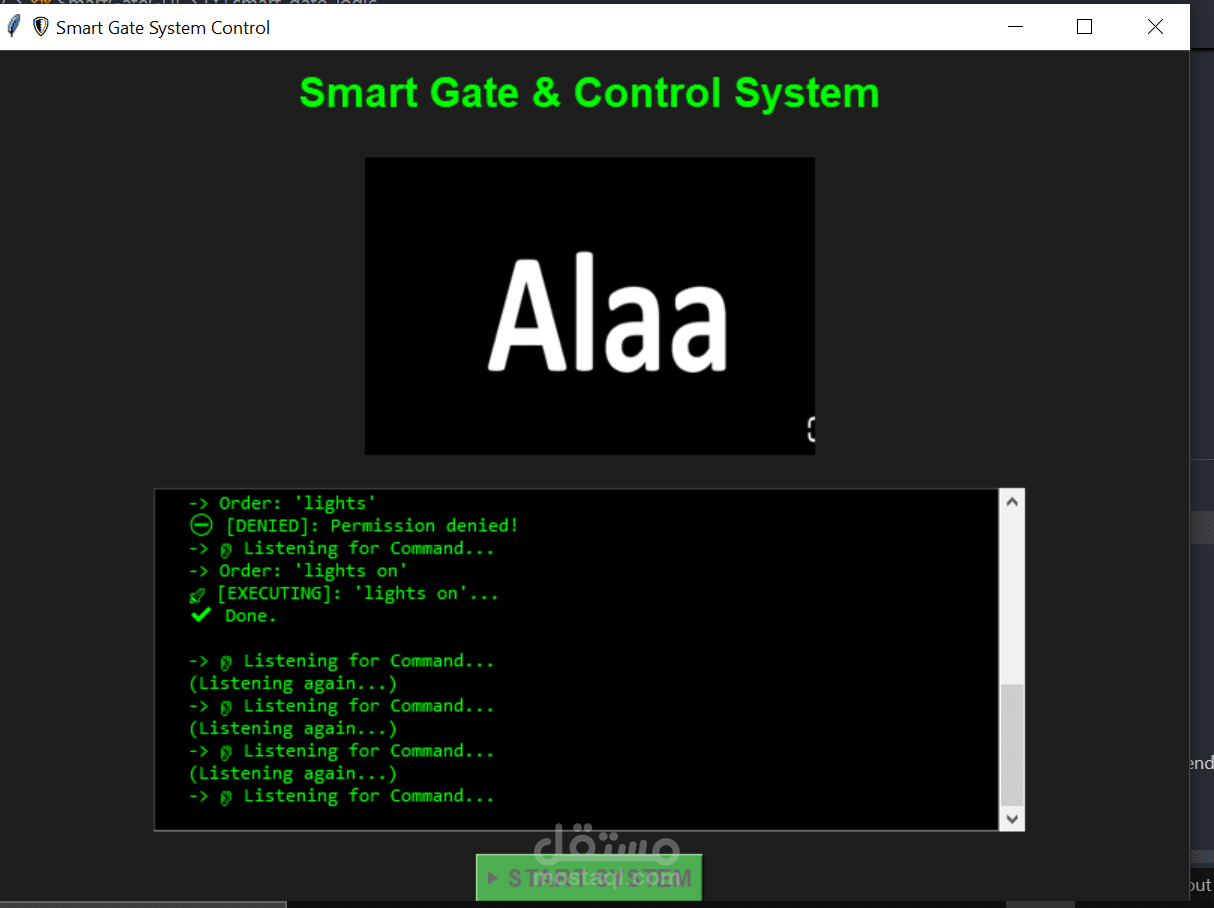 SmartGate AI: Biometric Security System using OCR & Voice Recognition.