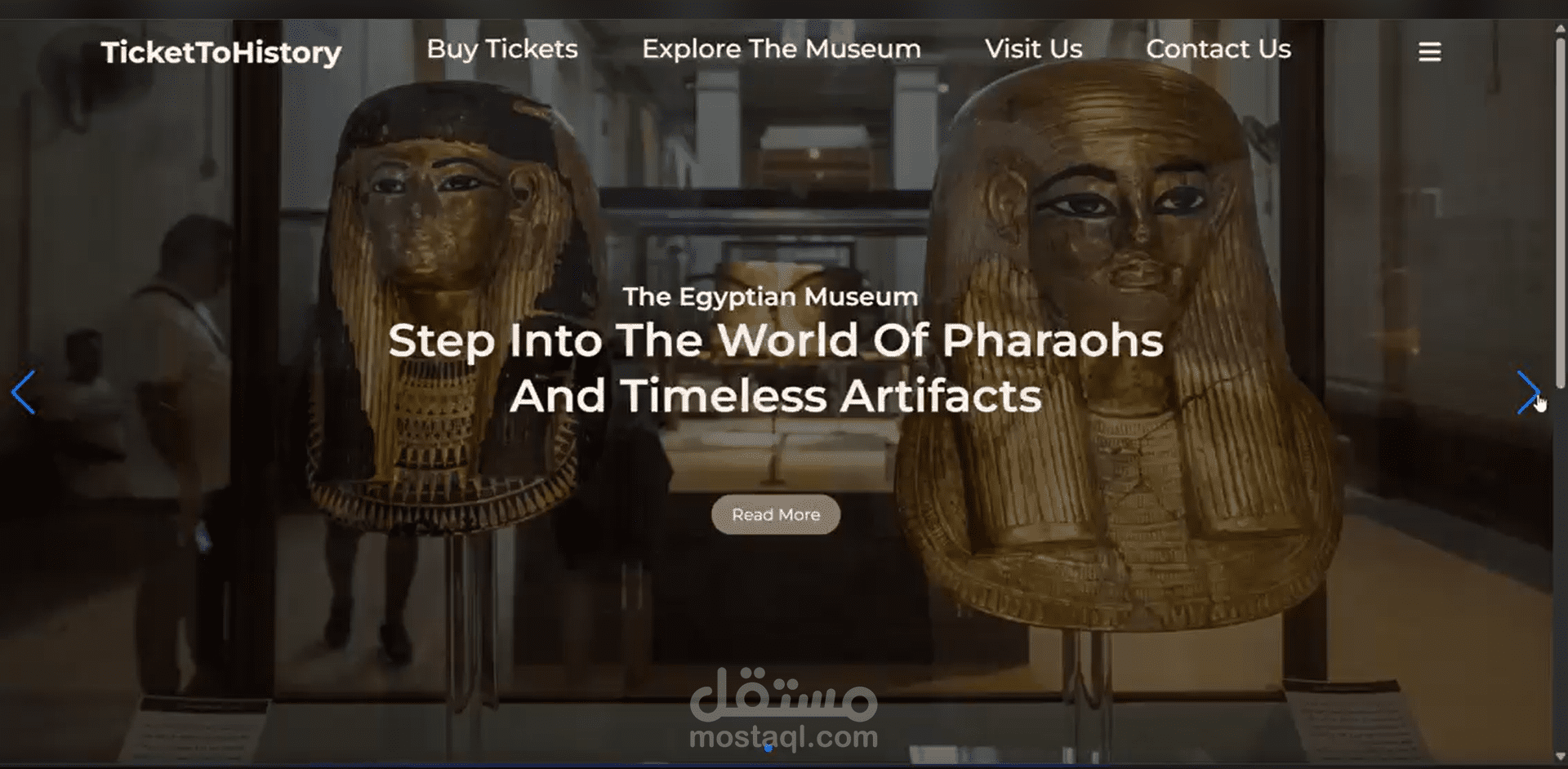 Front-End Website Project | HTML, CSS, JavaScript