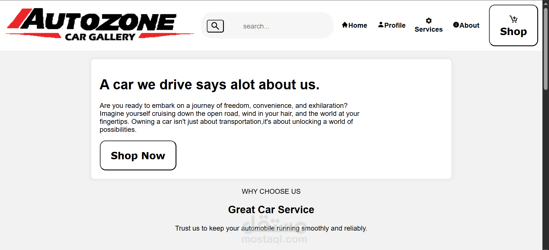 System Analysis Project – Car Sales System