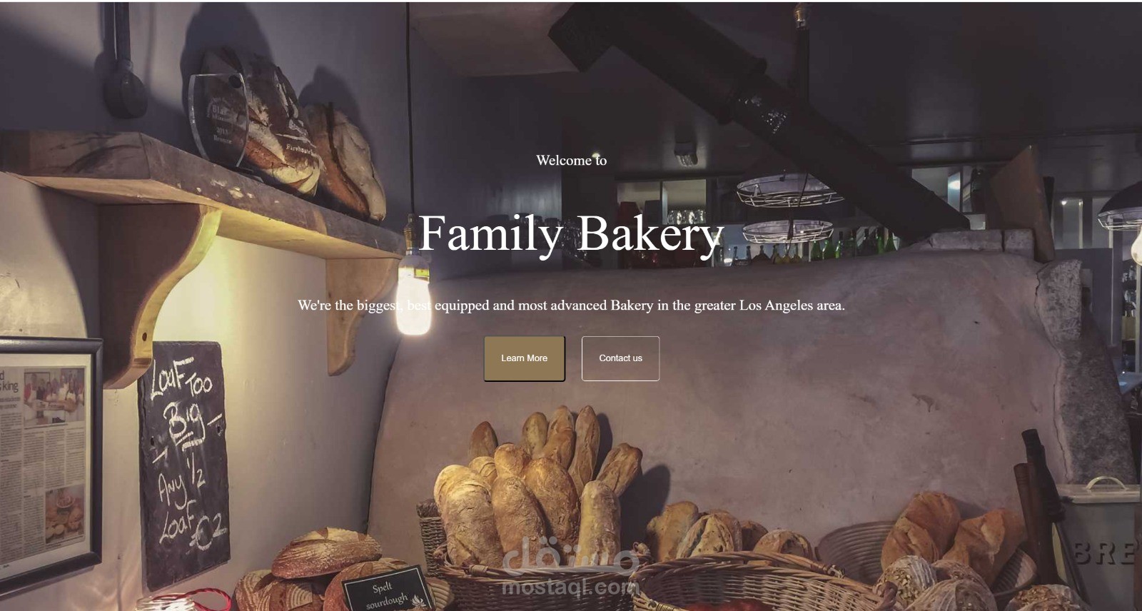 تصميم  مخبز عصري.