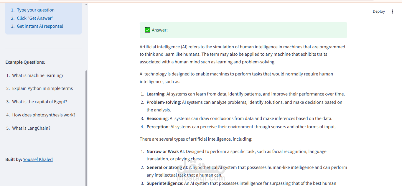 AI-Powered Q&A Application using LangChain & Groq