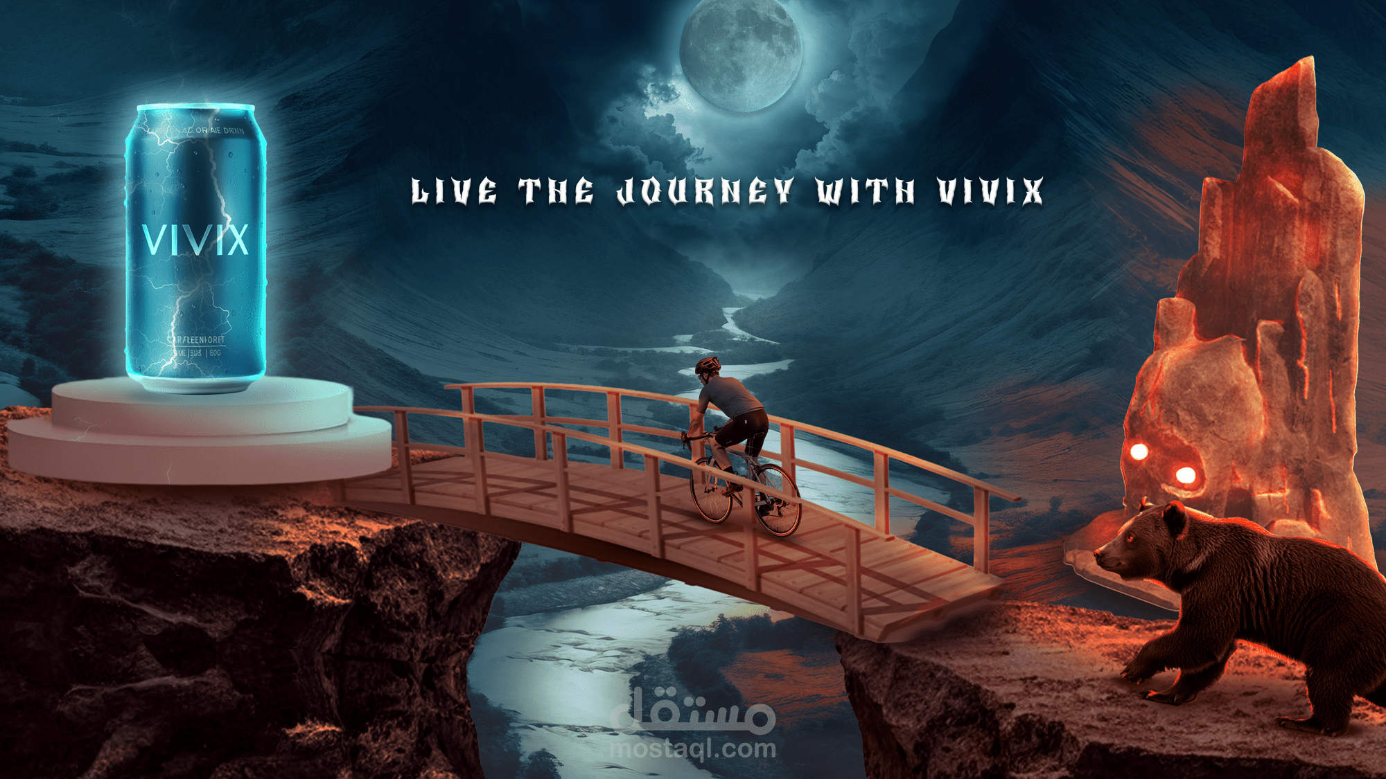 تصميم حملة اعلانية لشركة VIVIX