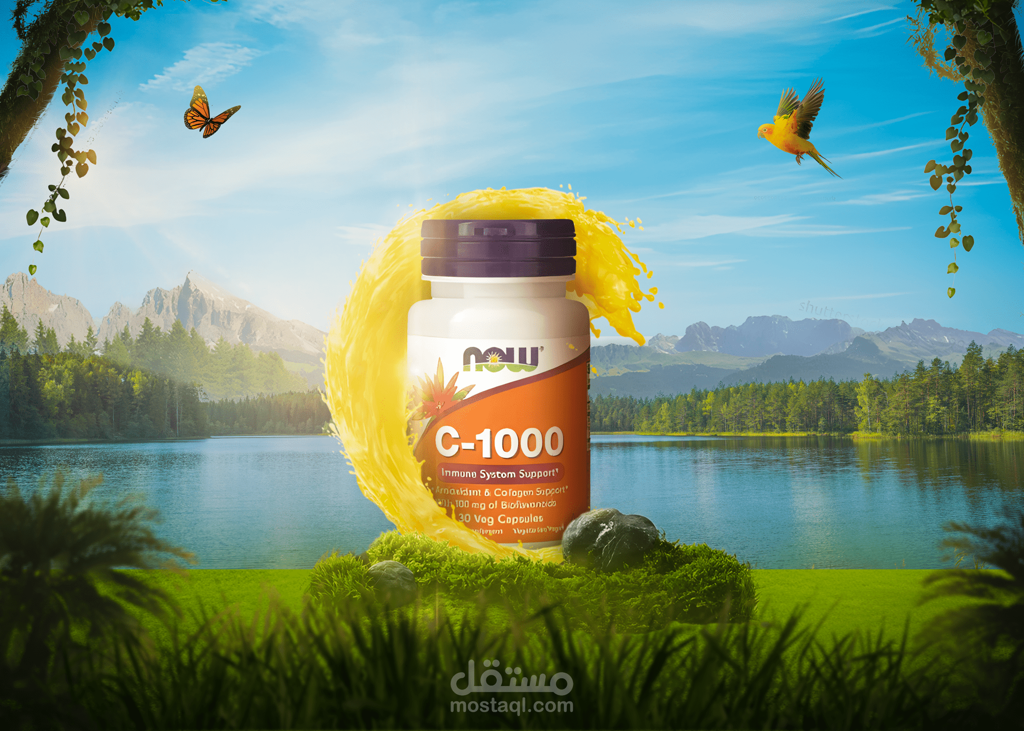 تصميم سوشيال ميديا لشركة now