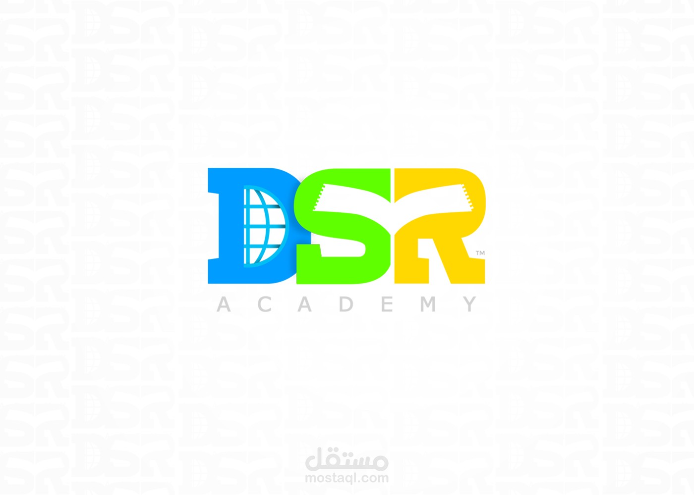 هوية بصرية لشركة DSR ACADEMY