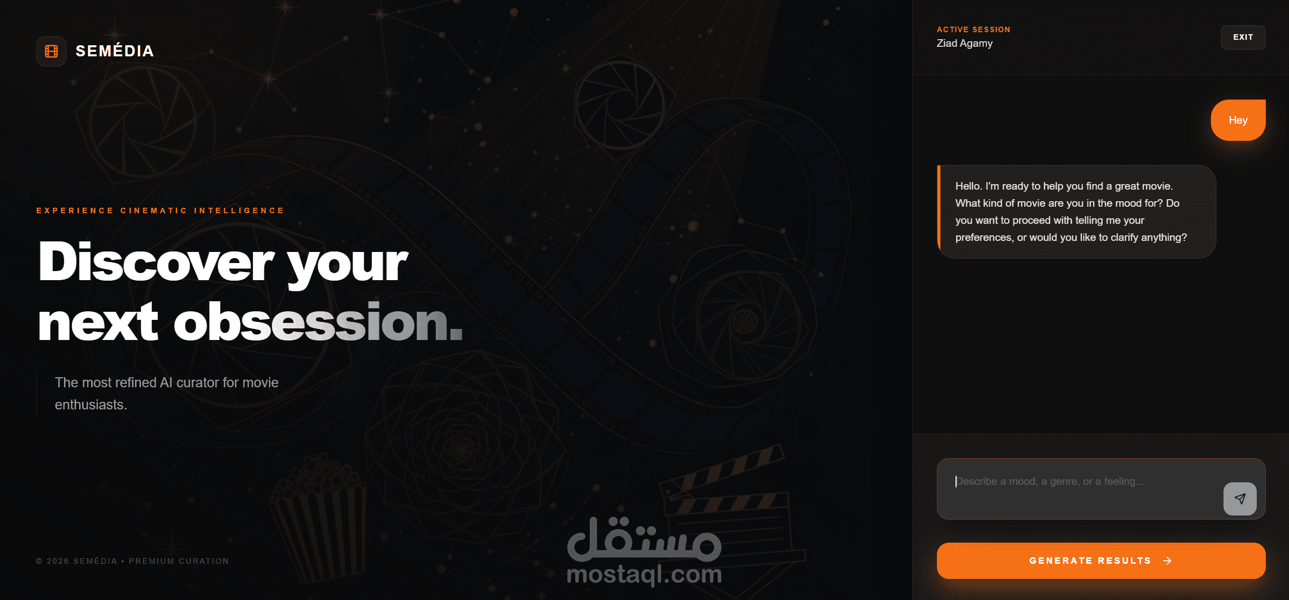 شات بوت ذكي لتوصية الأفلام باستخدام RAG وVector Similarity Search