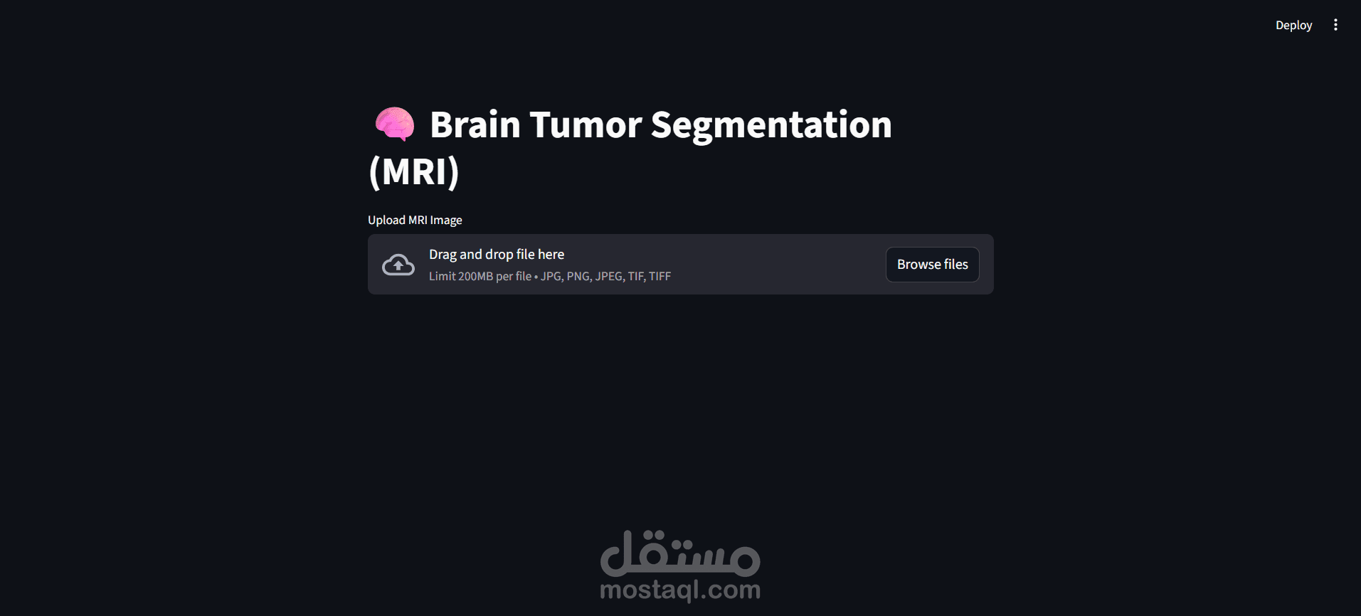 Medical MRI Image Analysis for Region Detection
