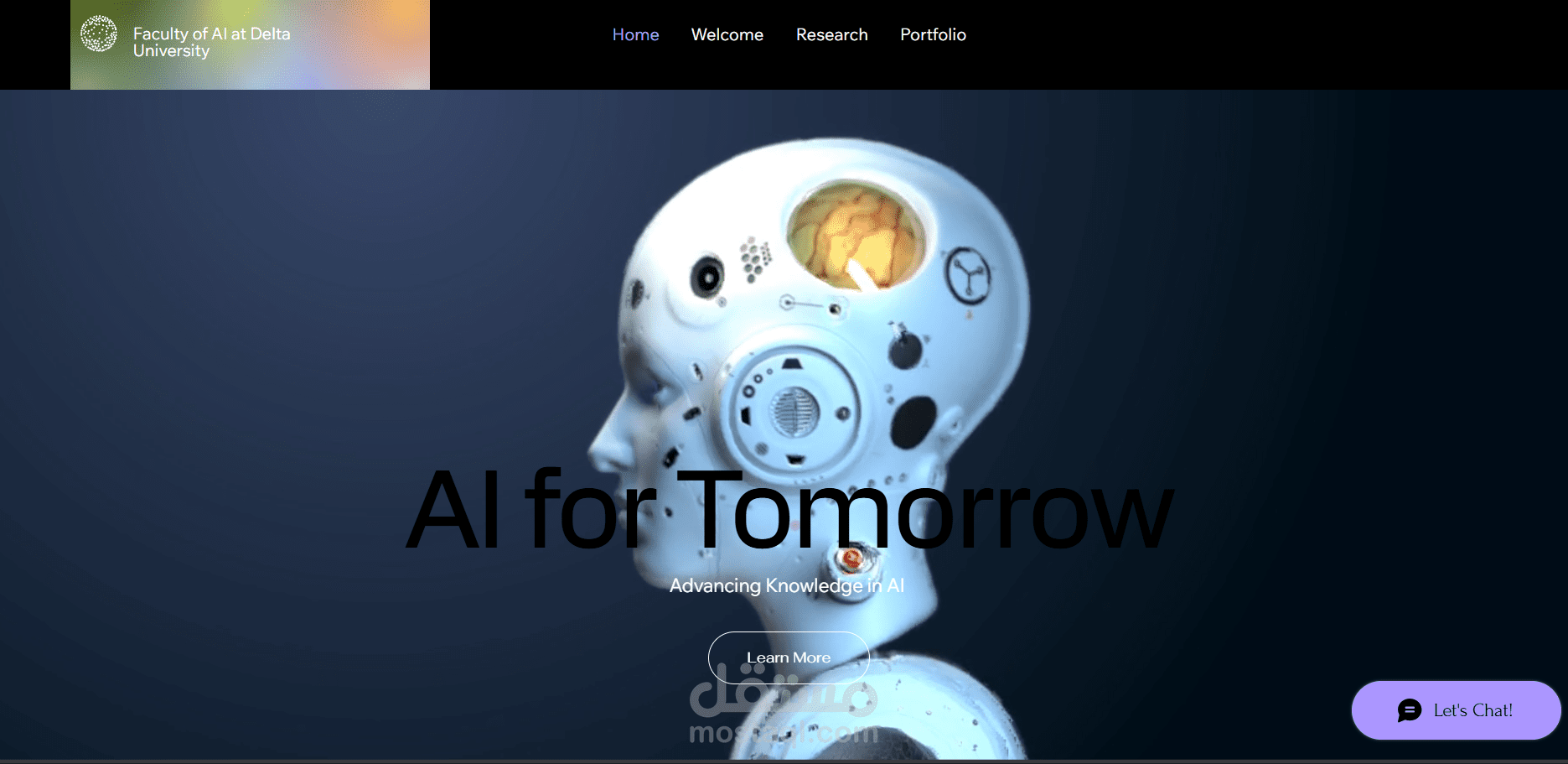 Website for Ai Collage in Delta UV
