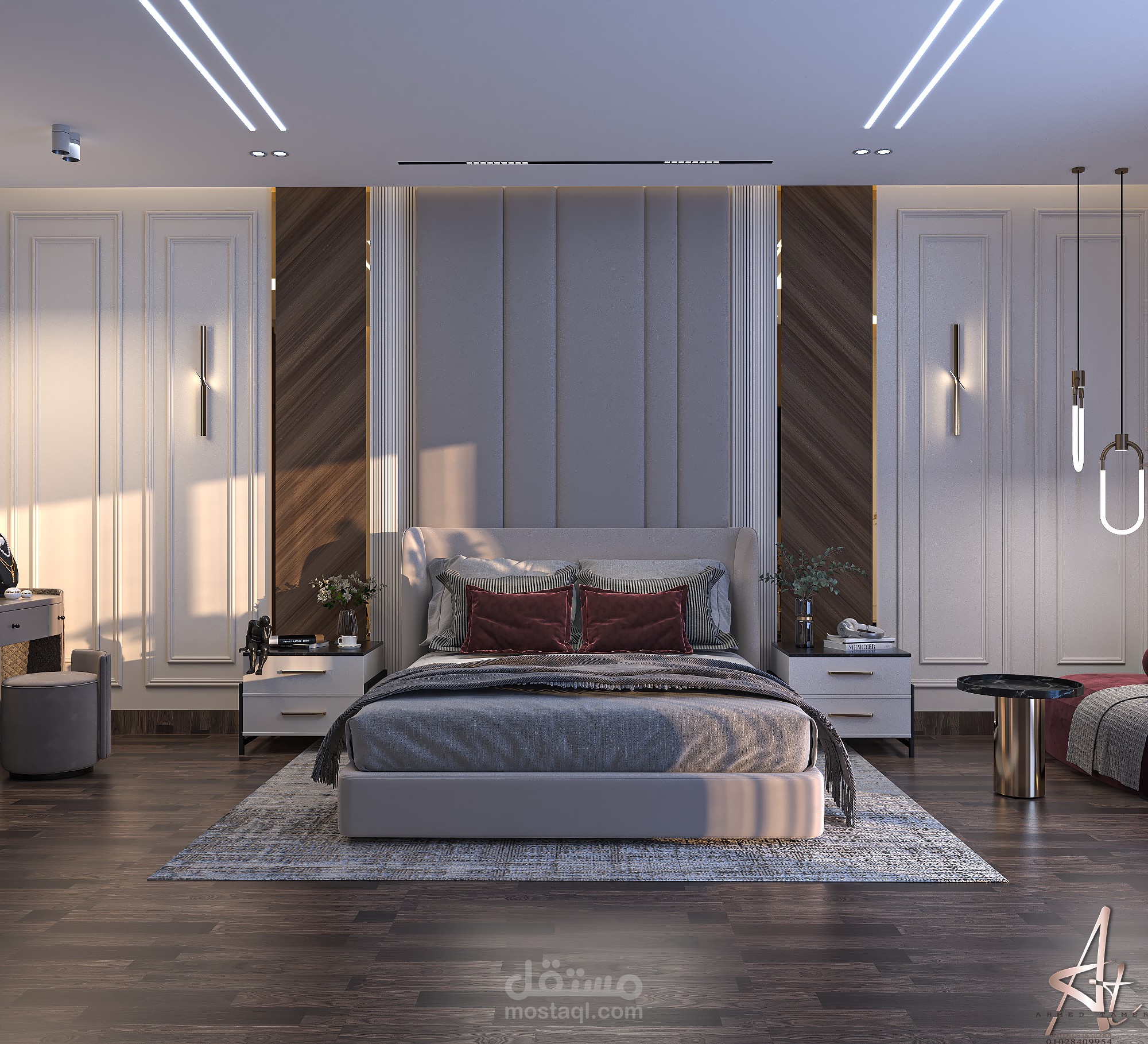 تصميم غرفة نوم ماستر New classic mood