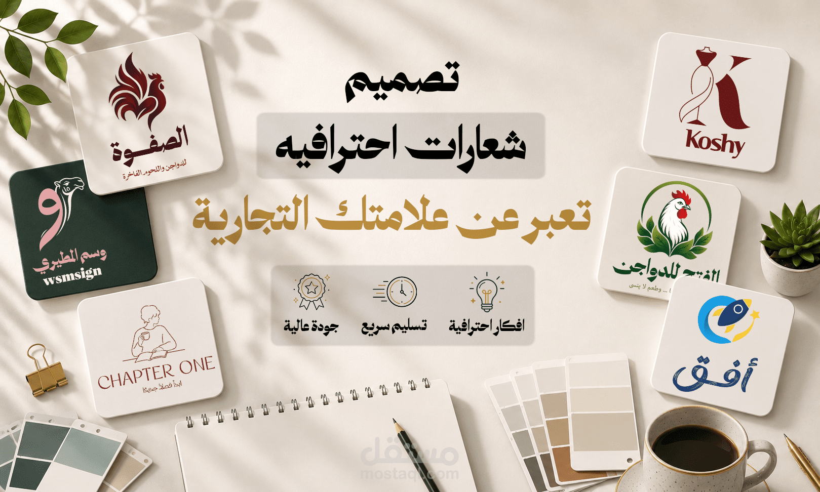 تصميم لوجوهات احترافيه