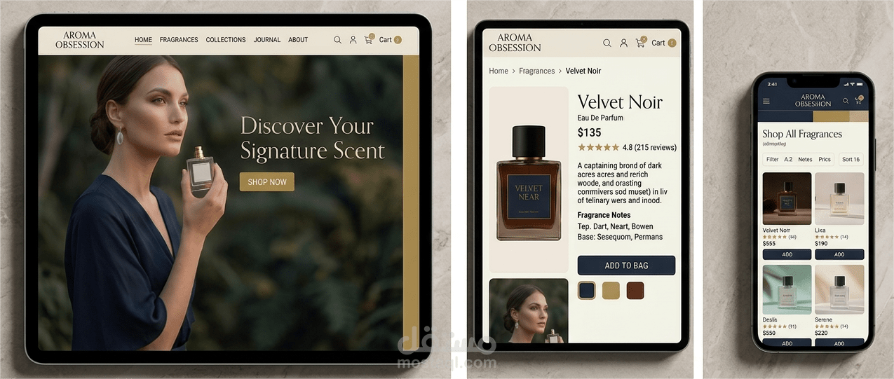 Perfume E-commerce Store | Full Stack React & Nest