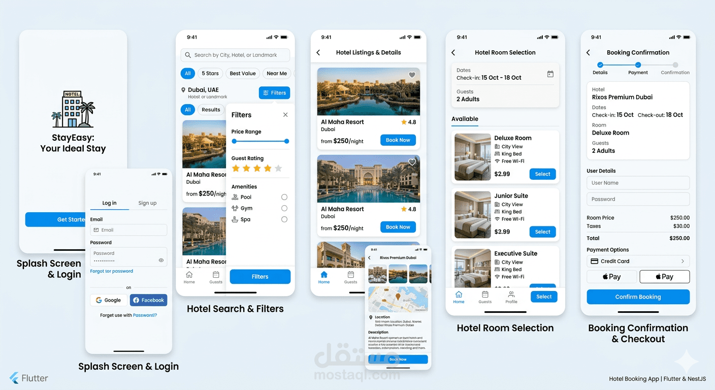 StayEasy: Multi-Platform Hotel Booking System