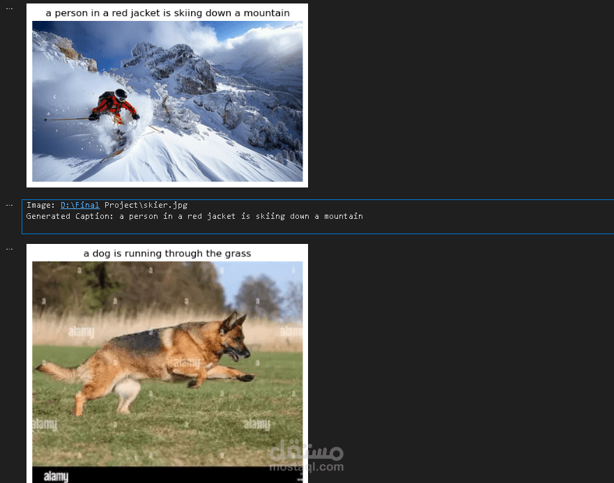 توليد وصف تلقائي للصور