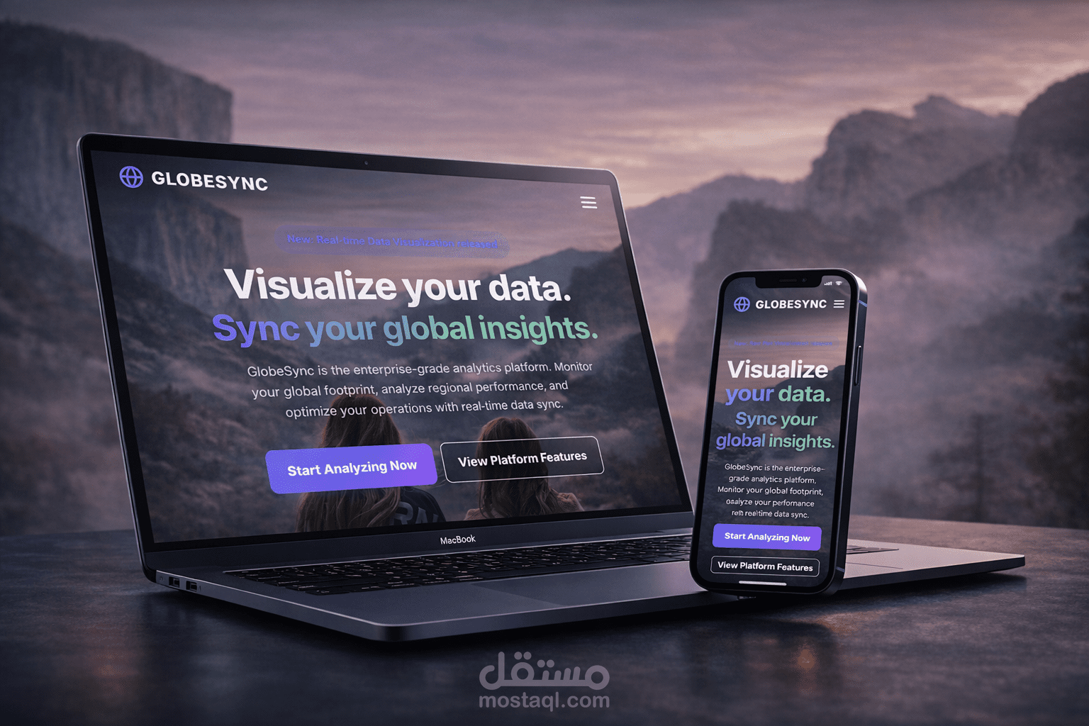 GlobeSync – تطبيق تفاعلي لتتبع السفر وعرض البيانات الجغرافية