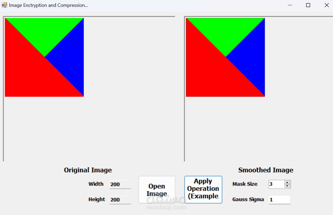 Image Compression & Encryption System – C#