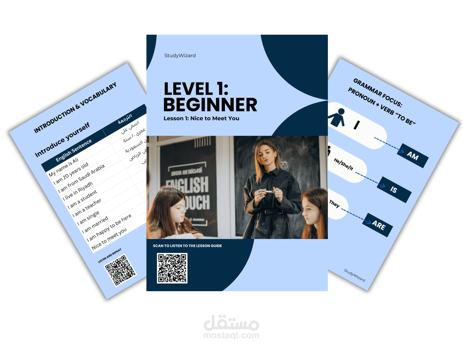 نموذج حقيبة تعليمية تفاعلية