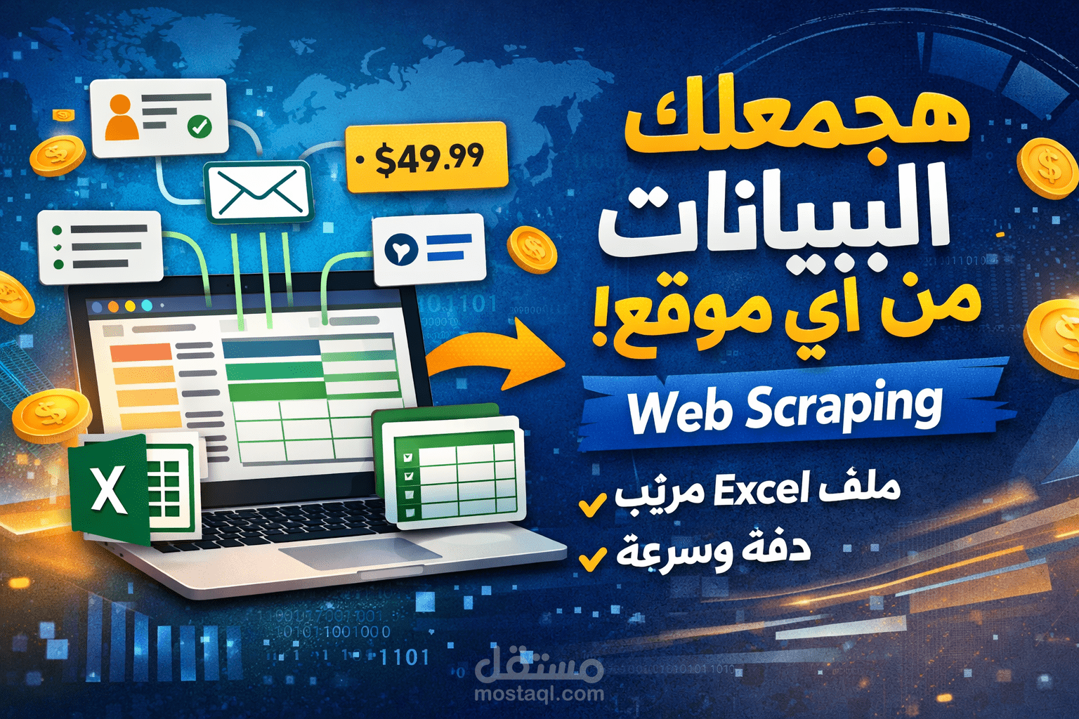 Web Scraping لاستخراج البيانات من منصة تعليمية وتحليلها باستخدام Python