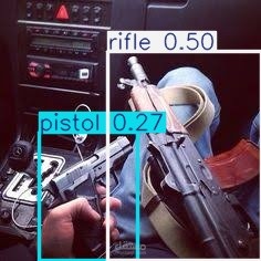 Real-Time Weapon Detection System (YOLOv11n)