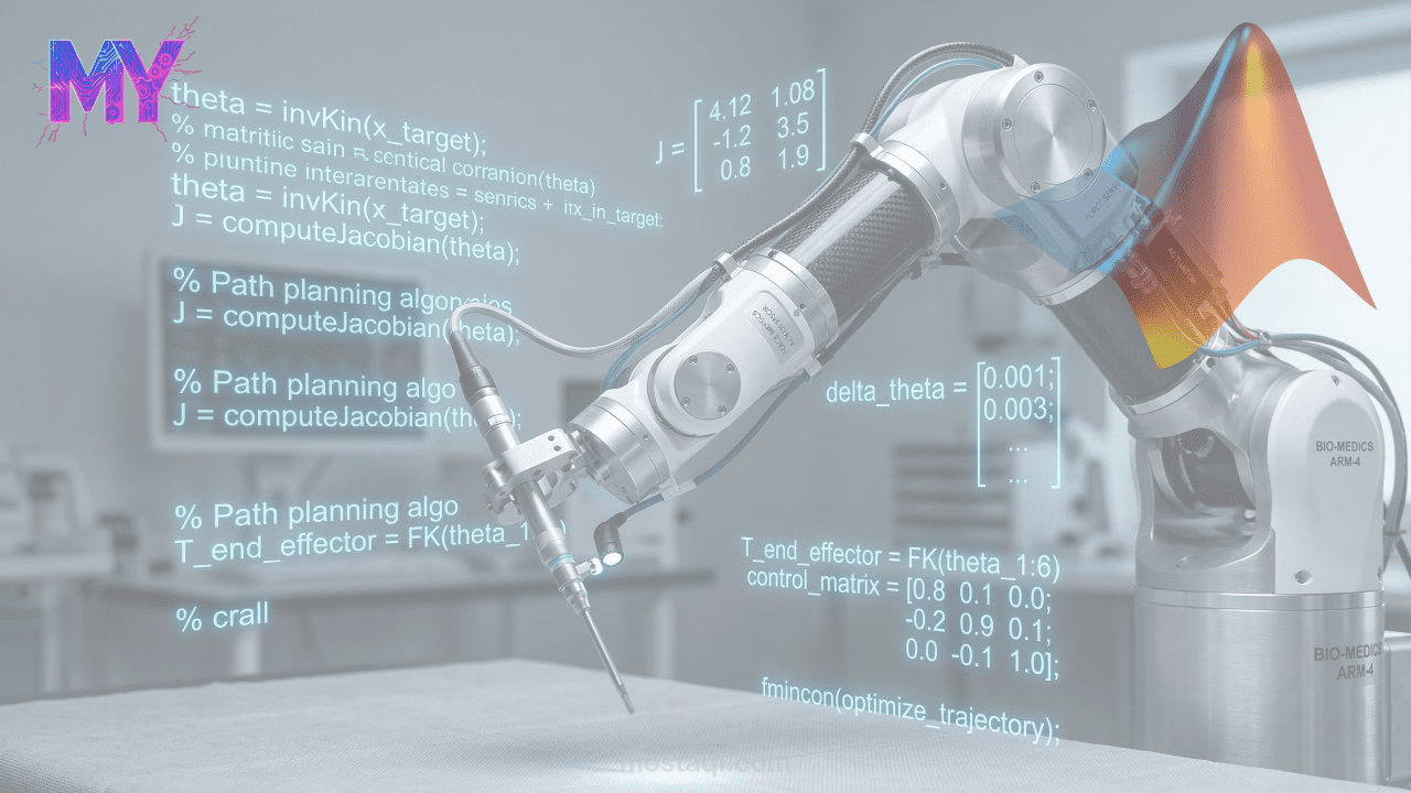 نمذجة ومحاكاة حركة روبوتات (Kinematics) باستخدام MATLAB/Simulink