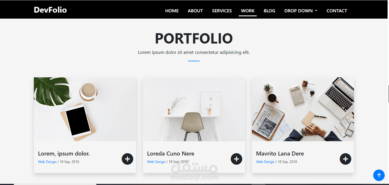 DevFolio – Personal Portfolio Website