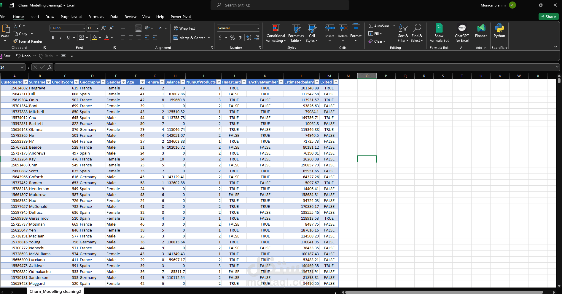 تنظيف وتحضير البيانات الاحترافي لتحليل سلوك العملاء باستخدام Excel