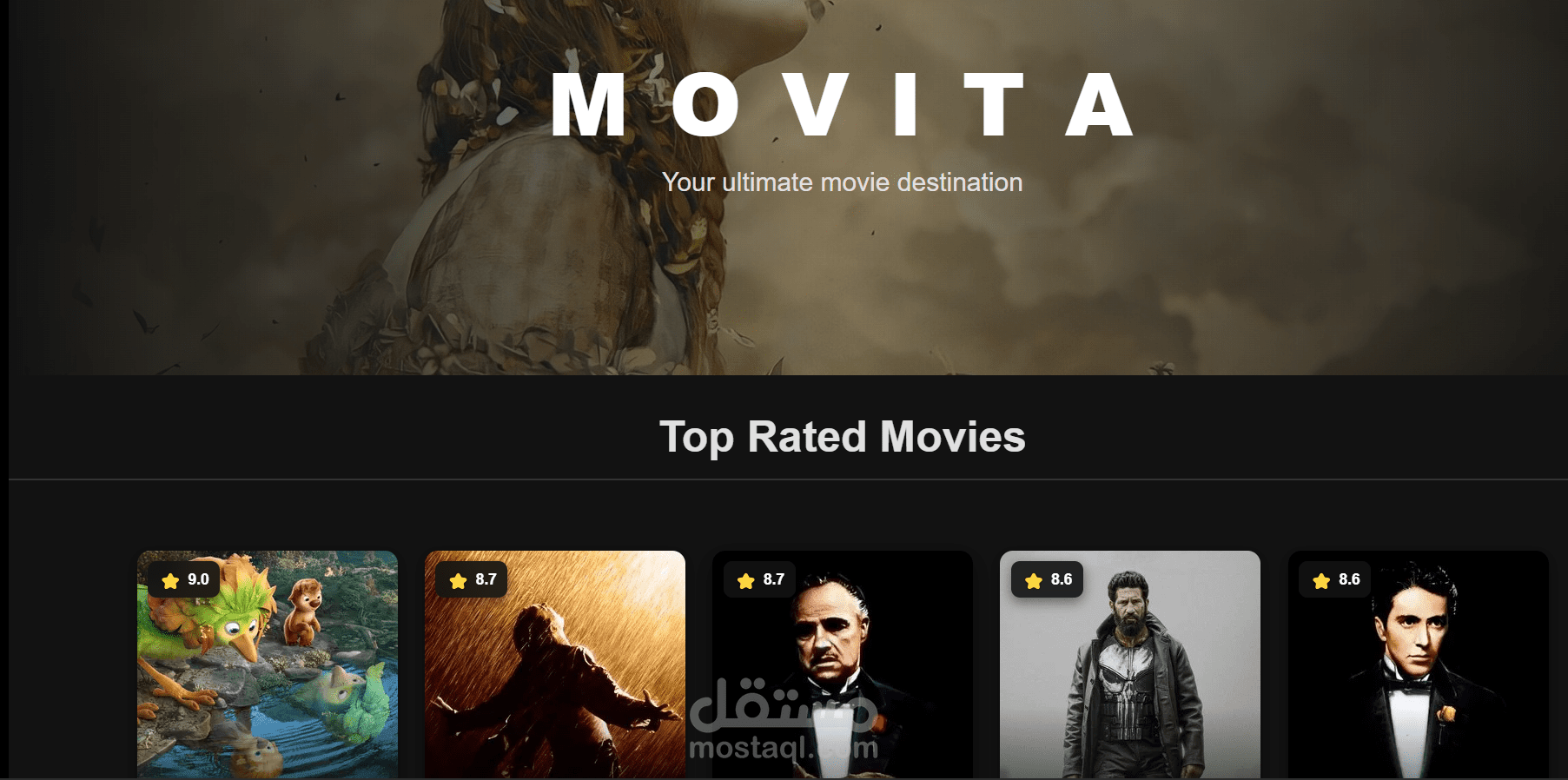 منصة Movita لاستعراض الأفلام والمسلسلات سينمائياً