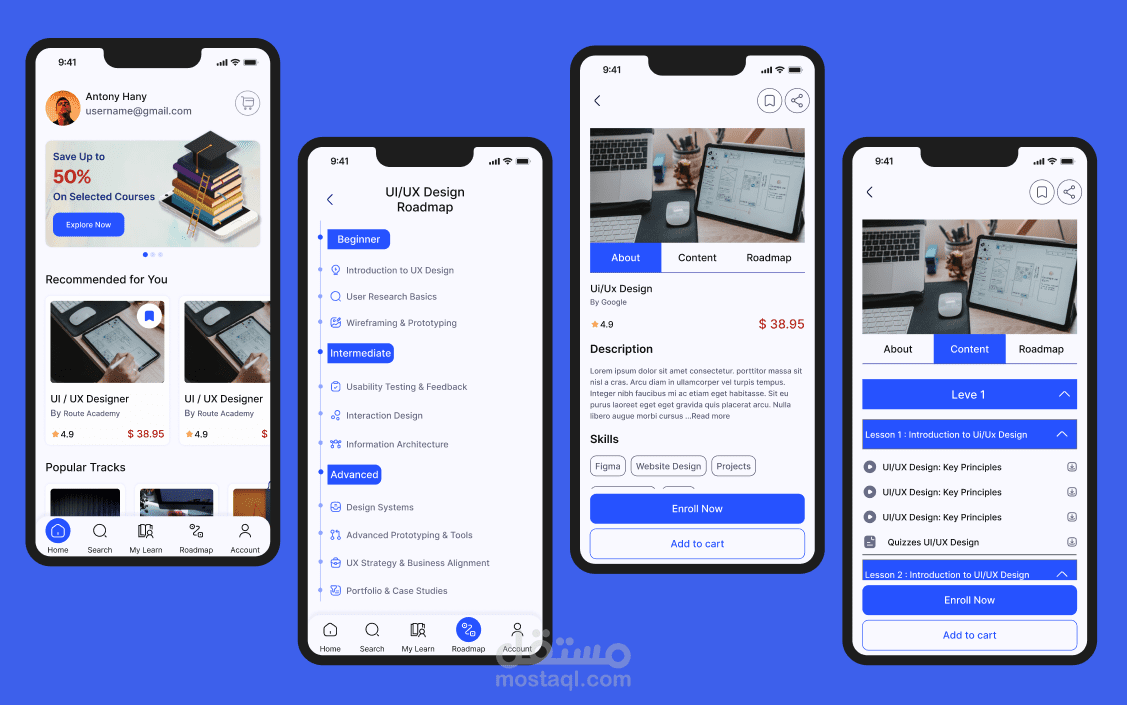 E-learning (SkillPath) Ui/Ux Design